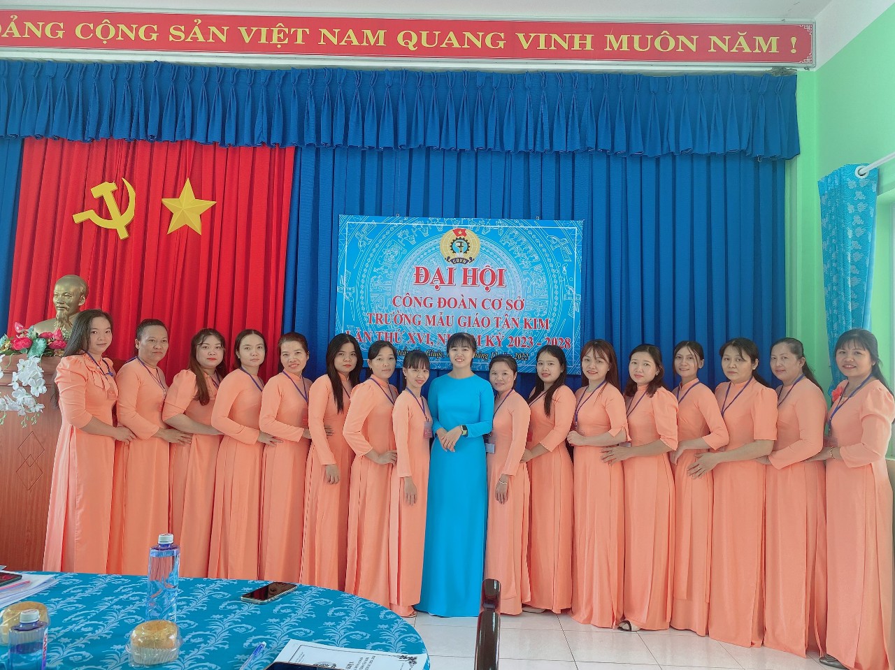 Đại hội công đoàn cơ sở trường Mẫu giáo Tân Kim lần thứ XVI nhiệm kì 2023 - 2028